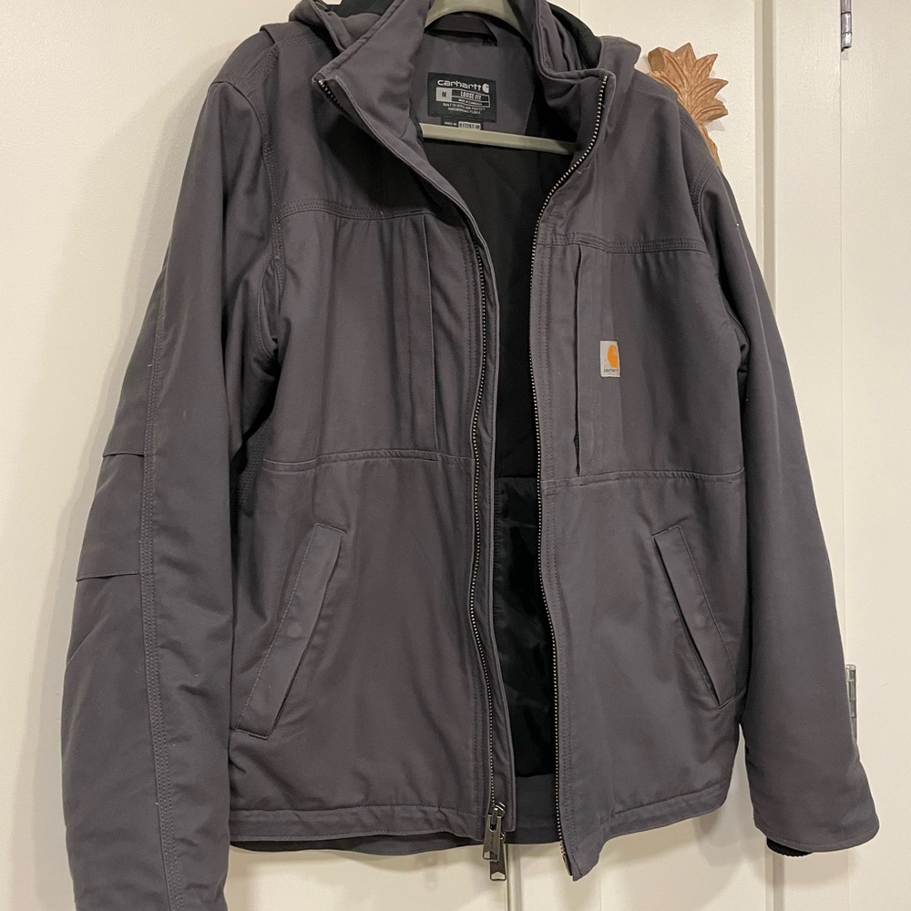 Carhartt Men’s Hooded Performance Jacket in Charcoal
